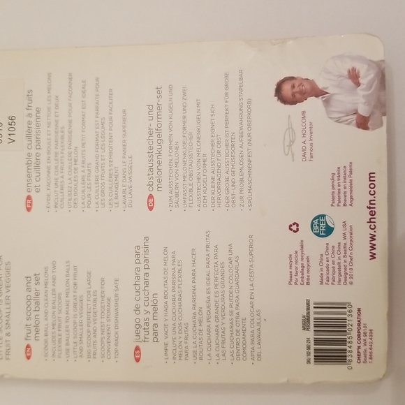 Chef'n Scoop Troop Melon baller& fruit scoops set - Picture 4 of 5